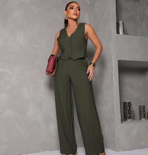 Conjunto Sastrero Olive