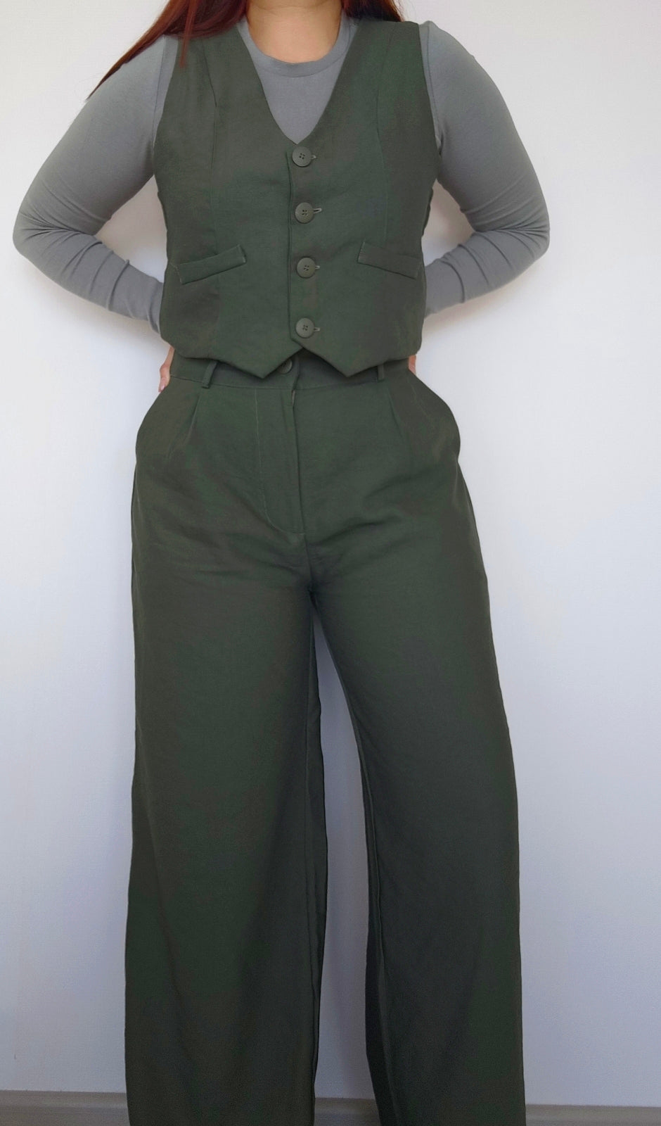 Conjunto Sastrero Olive
